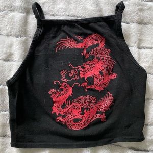 Dragon Crop Tank Top